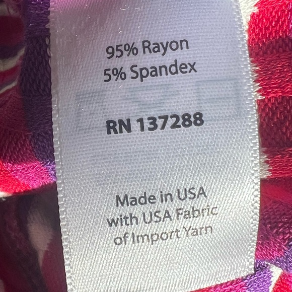 NWT Year Of Ours L Striped Pink Ribbed Flared Women's Pants - Picture 7 of 9